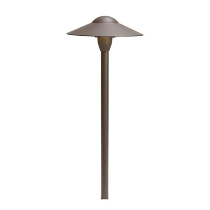 Kichler-15310AZT- 15310 Path Light Textured Architectural Bronze Finish 16.25W T5 Incandescent 12V 21 in. Height with 1 Wedge Socket