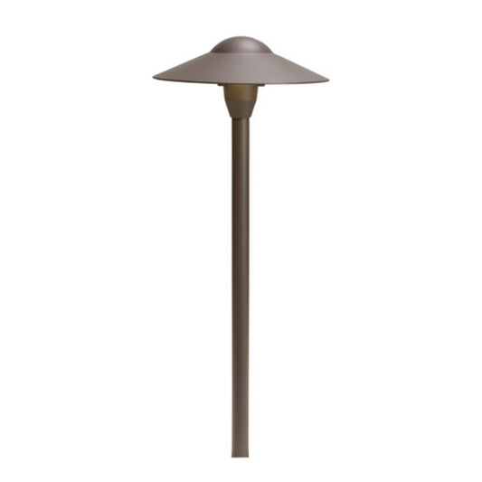 Kichler-15310AZT- 15310 Path Light Textured Architectural Bronze Finish 16.25W T5 Incandescent 12V 21 in. Height with 1 Wedge Socket