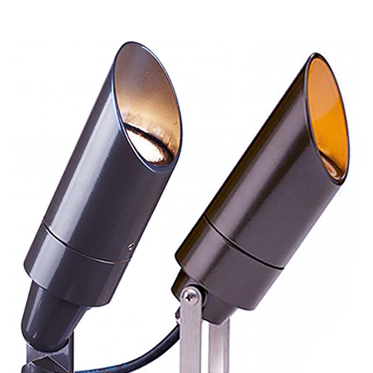 FX MU Up Light Aluminum Housing Flat Black No Lamp