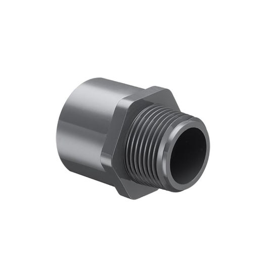 836-131 Sch 80 PVC Reducing Male Adapter 1 in. x 3/4 in. MPT x Socket| Spears