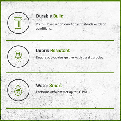 K-Rain Rotary Nozzle RN300 Series Pressure Regulating 80 Degree - 360 Degree 26 ft. - 30 ft.