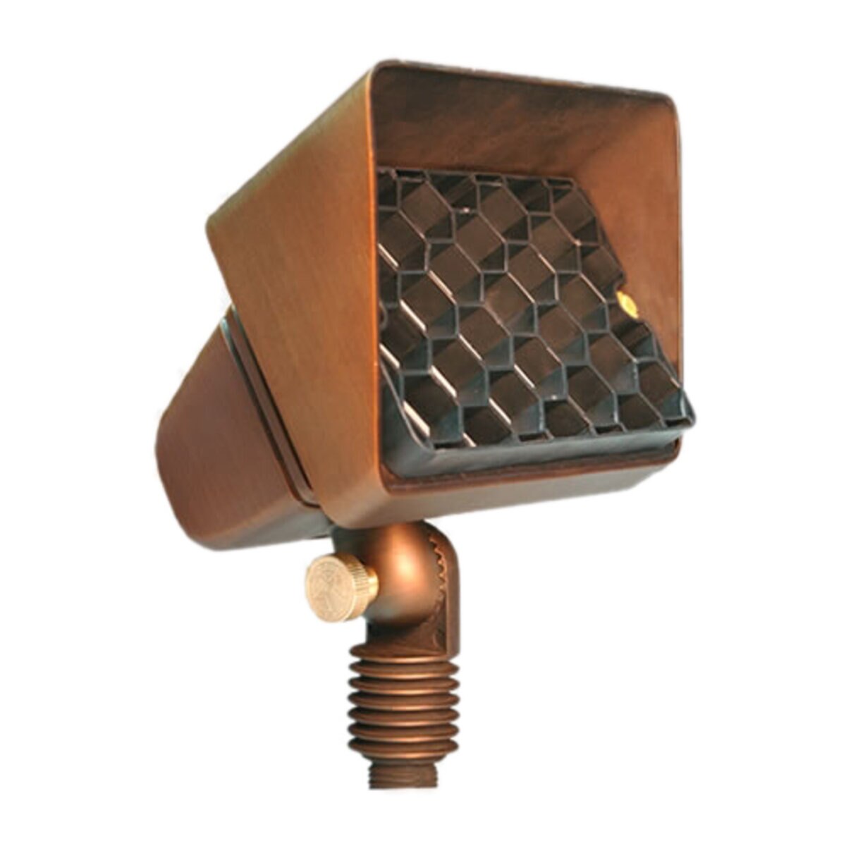 Unique  STAR-NL-50  Starburst Wall Wash Brass Housing Weathered Brass No Lamp 50 Ft Lead