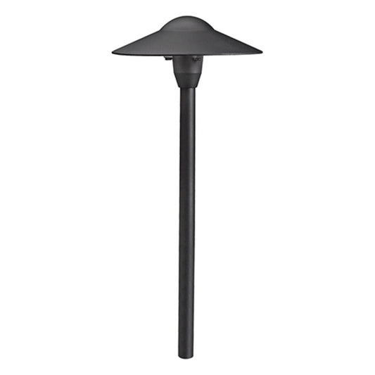 Kichler-15310BKT- 15310 Path Light Textured Black Finish Aluminum 16.25W T5 Incandescent 12V 8-1/4 in. Diameter, 21 in. Height