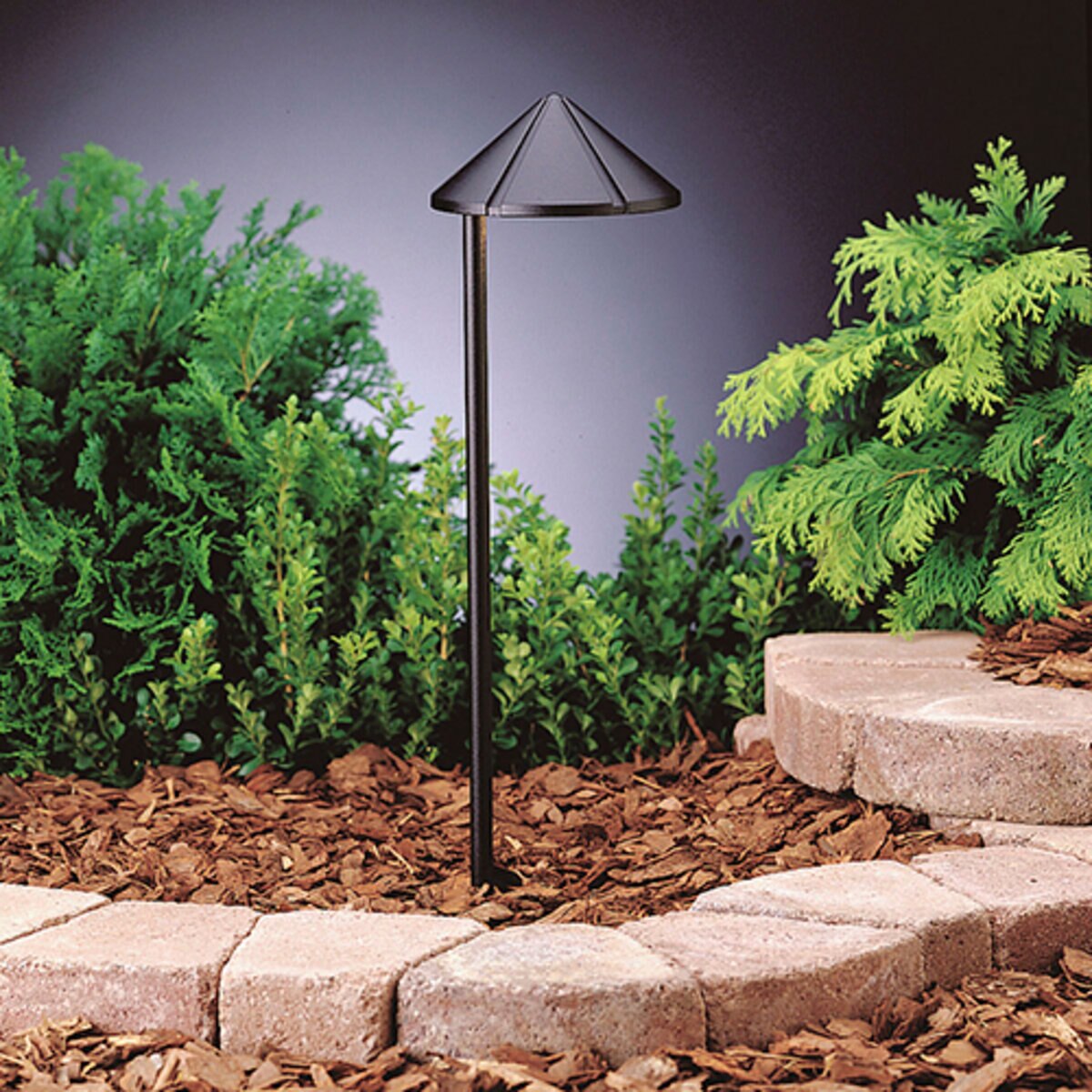 Kichler-15315BKT- 15315 Path Light Aluminum Textured Black Finish