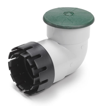 4 in. Pop-Up Valve W/ Elbow & Adapter Green Rb