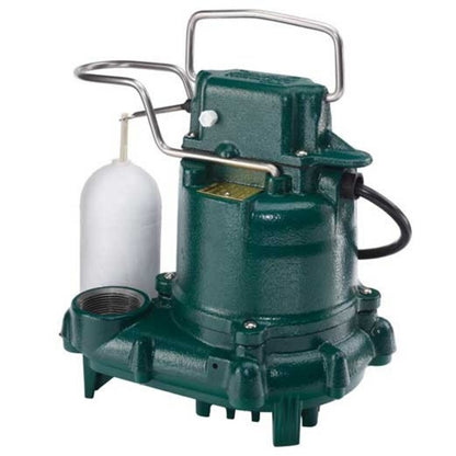 Zoeller   ZOEM53  M53 Submersible Sump Pump 43 Gpm 3/10 HP 115V Manual w/ 9 ft. Cord Cast Iron