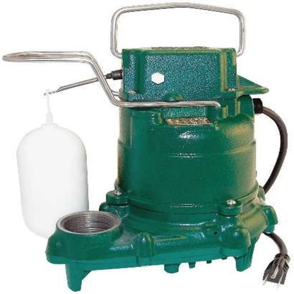 Zoeller   ZOEM53  M53 Submersible Sump Pump 43 Gpm 3/10 HP 115V Manual w/ 9 ft. Cord Cast Iron