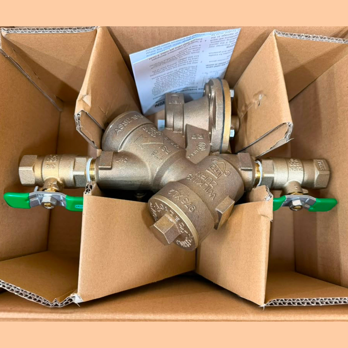 Zurn Wilkins 975XL2 Reduced Pressure Principle Assemblies with Ball Valves - Lead Free