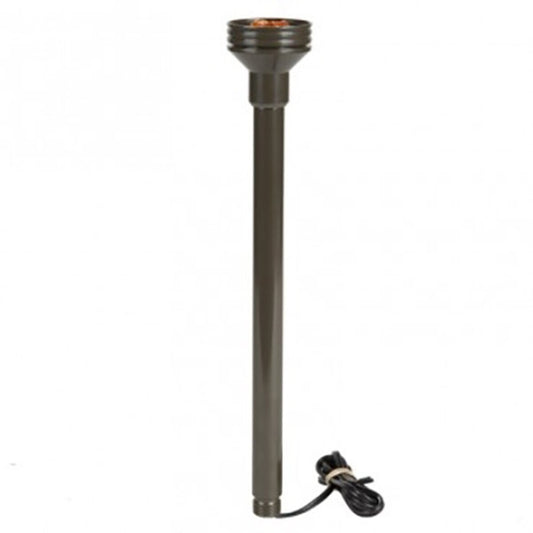 FX 12 in. LED Riser Aluminum Flat Black Finish 2W 2700K LED