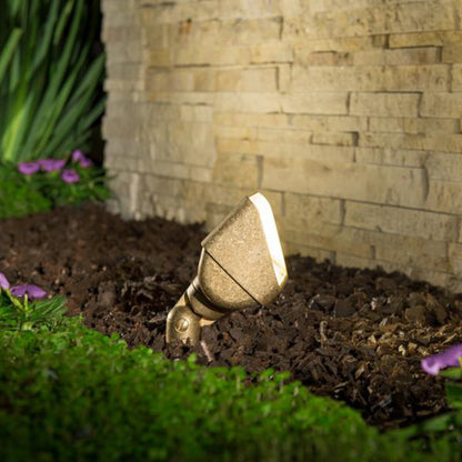 FX LC Luxor ZD Up Light Aluminum Housing Natural Brass Finish 10W 2700K LED