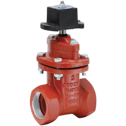 Matco Gate Valve Cast Iron 2 in. FIPT with Operating Nut