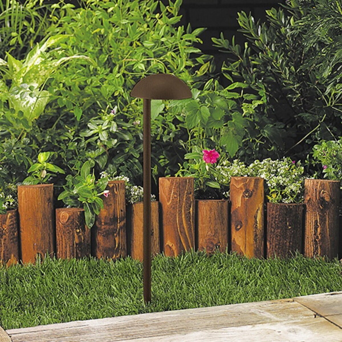 Vista  PR-4211-Z-NL  Path Light Aluminum Architectural Bronze Finish No Lamp