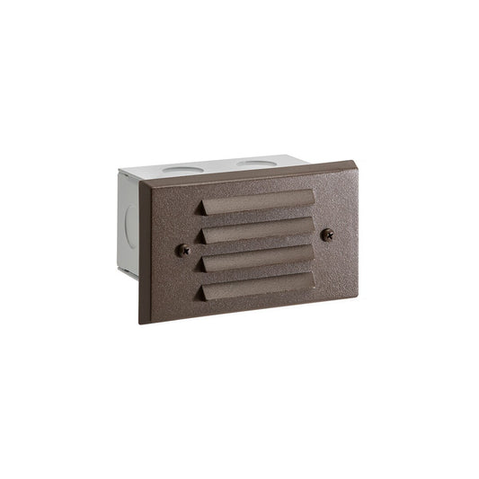 Vista 4242 Lovoured Step Light Aluminum Housing Architectural Bronze No Lamp