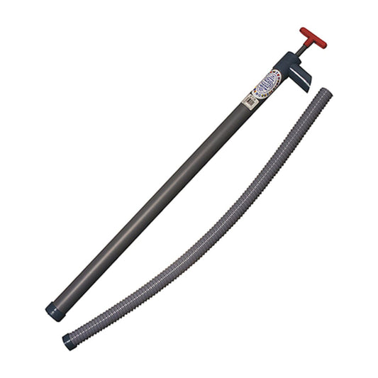 Beckson Gray/Red Handle Pump 36 in. x 6 ft.