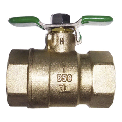 Wilkins 850XL Full Port Ball Valve Lead Free Bronze 1 in. FIPT