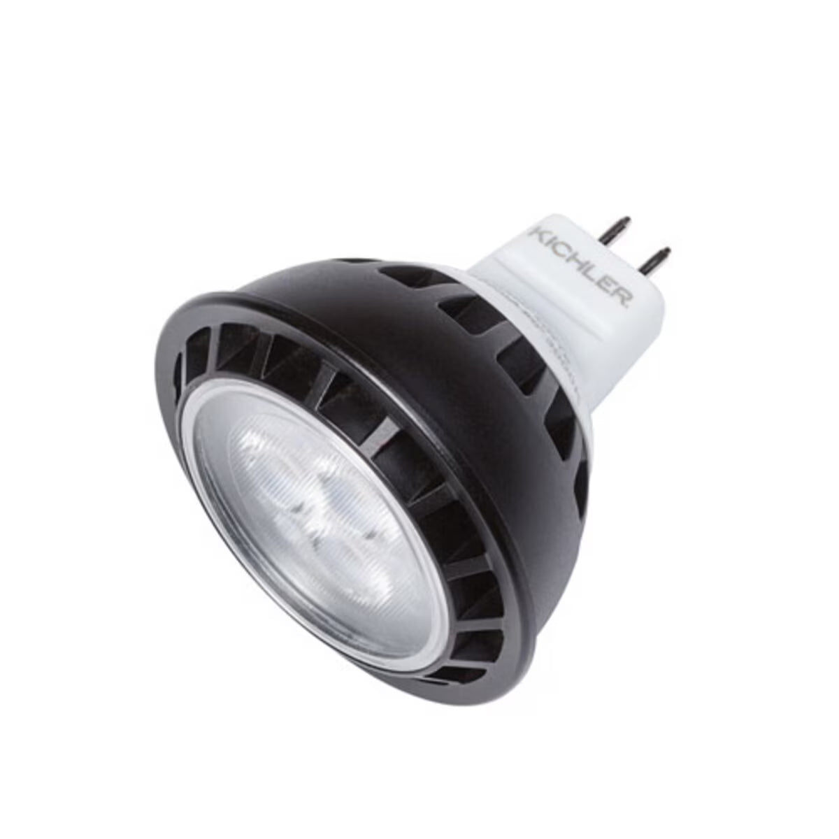 18132  Kichler Professional Series MR16 LED Lamp, 4W 2700K Warm White, 60 Degree Beam Angle, 285 Lumens, Bi-Pin Base - Clear Finish, Aluminum Housing, 12V
