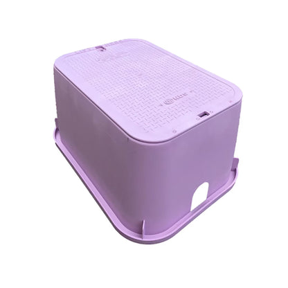 NDS Jumbo Valve Box Standard Purple ICV 13 in. 20 in. 12 in. Rectangle 13 in. x 20 in. x 12 in. Overlapping