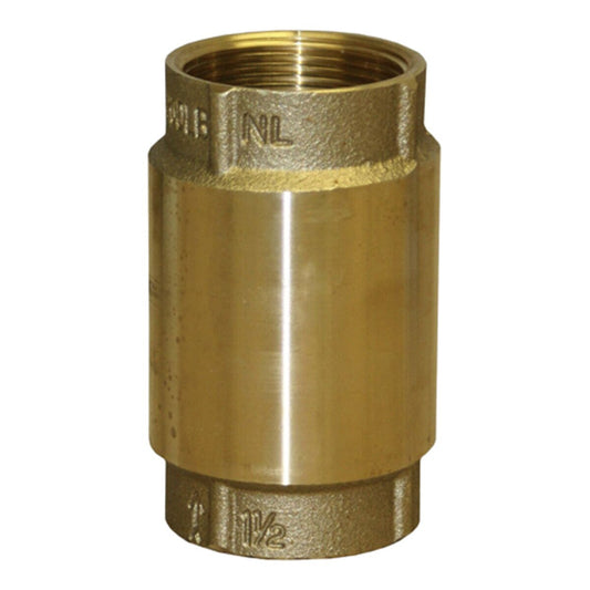 Merrill 850 Series Check Valve Lead Free Bronze 1-1/2 in. FIPT