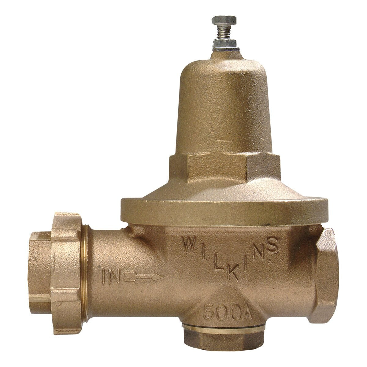 Wilkins 500XLHR High Range Pressure Reducing Valve Lead Free Bronze 1 in. FIPT Union x FIPT