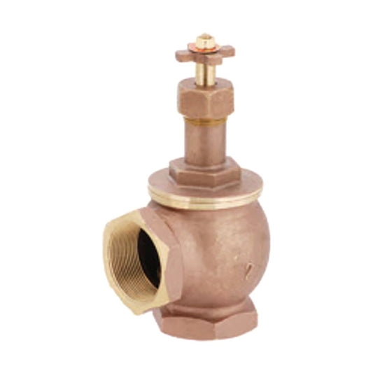 1 in. Brass Angle Globe Valve Lead Free