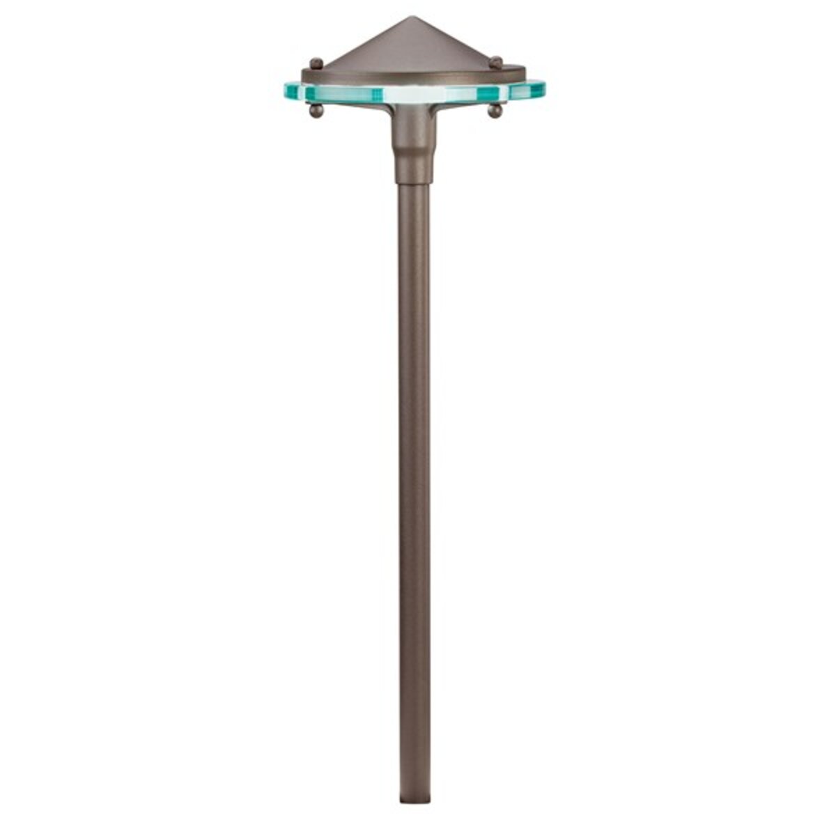 Kichler-15317AZT- 15317 Path Light Aluminum 22 in. Textured Architectural Bronze Finish 24.4W S8 Xenon Lamp with Stake, 12V