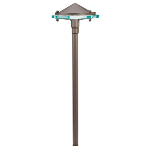 Kichler-15317AZT- 15317 Path Light Aluminum 22 in. Textured Architectural Bronze Finish 24.4W S8 Xenon Lamp with Stake, 12V