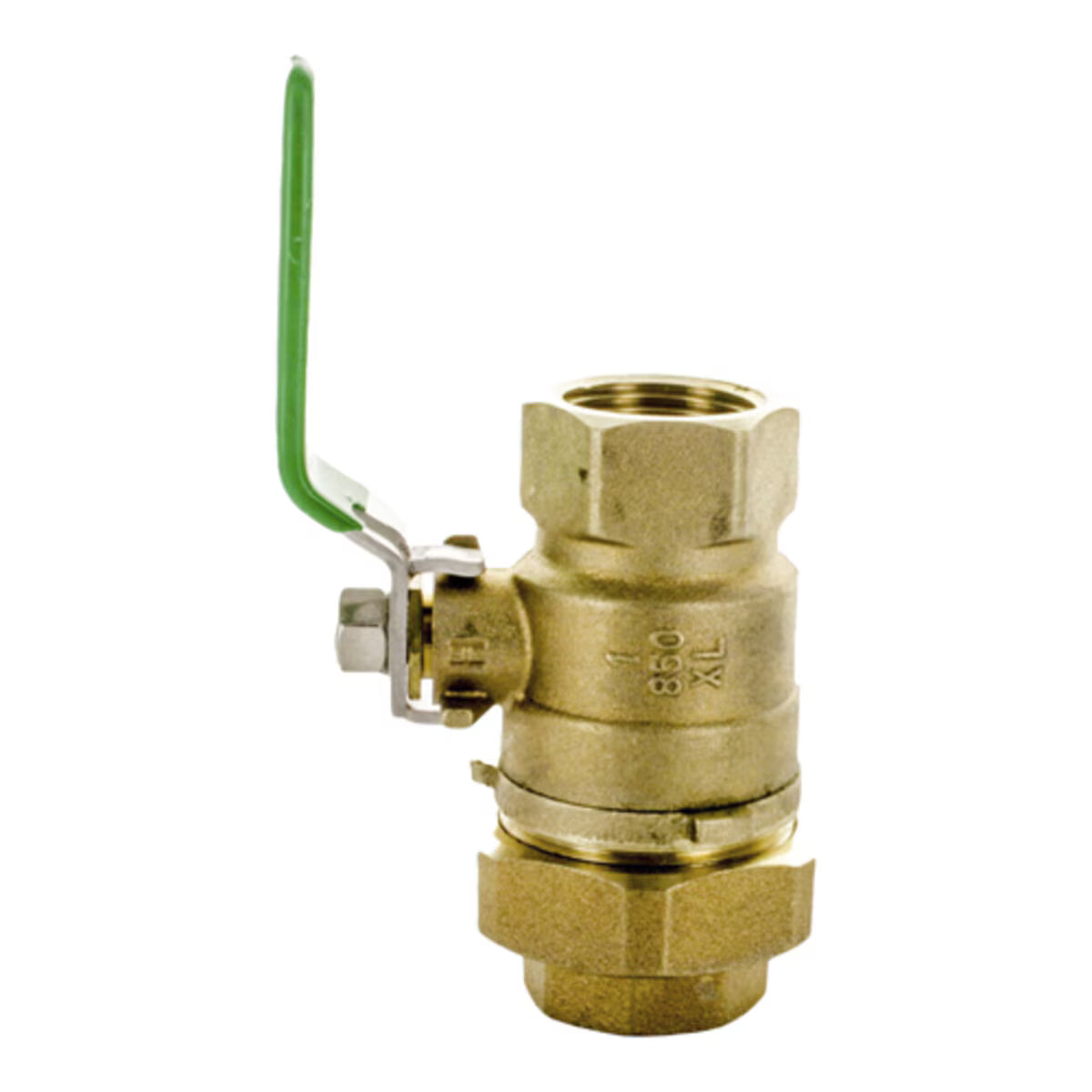 Wilkins 850UXL Full Port Union Ball Valve Lead Free Bronze 1 in.