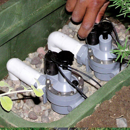 Irritrol Globe Valve 205 Plastic 1 in. w/ Flow Control Slip x Slip