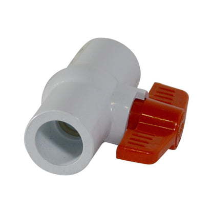 Flo-Control Slip Ball Valve 1/2 in. PVC