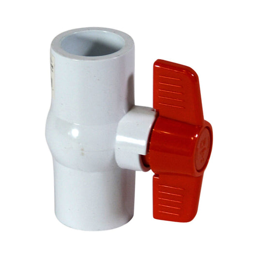 NDS Flo-Control MIP Ball Valve PVC 1 in. Solvent