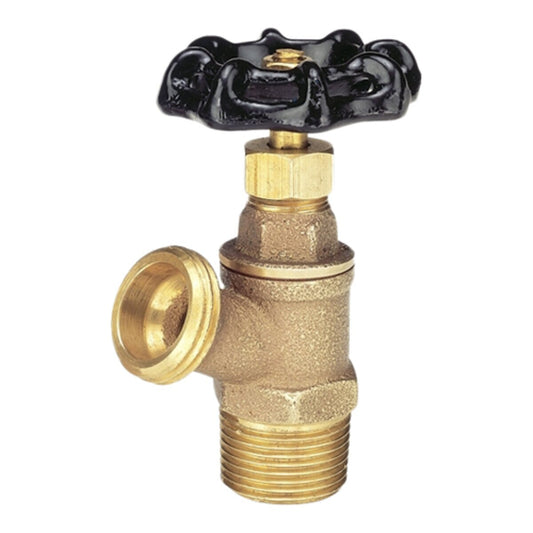 Matco Boiler Drain Brass 3/4 in. MIPT x MHT