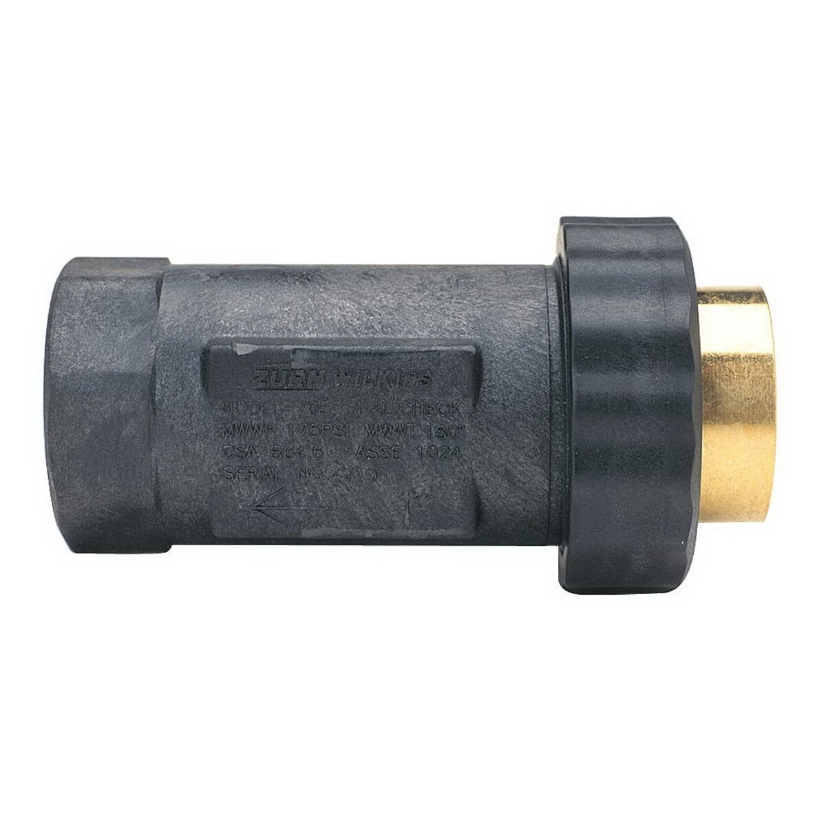 Wilkins 705 Dual Check Valve Plastic 1 in. FIPT | 1UFX1F-705