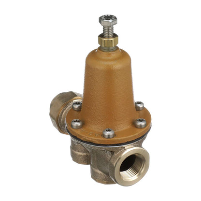 Watts Pressure Reducing Valve Regulator LF25AUB-Z3 Series NPT Female Union x NPT Female 75 PSI - 125 PSI 3/4 in. Lead Free Copper Silicon Alloy w/ Strainer, Thermal Expansion Bypass & Lead Free