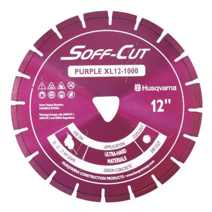 Husqvarna Purple Soff-Cut Diamond Blade 6 in. x 0.100 in.