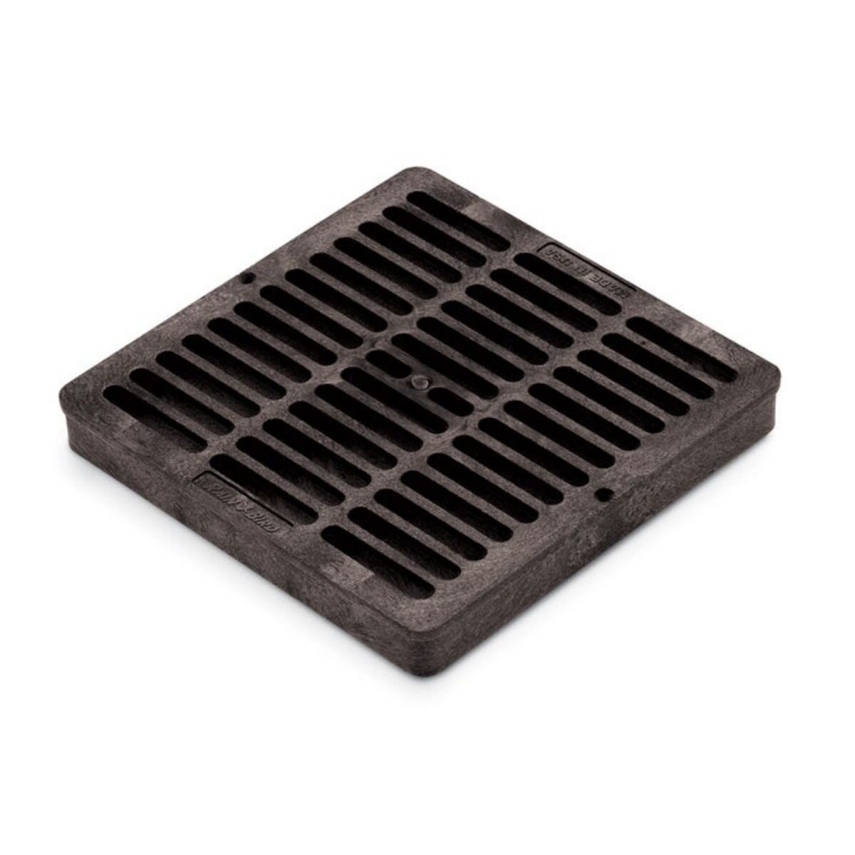 9 in. Square Flat Grate Black Rain Bird