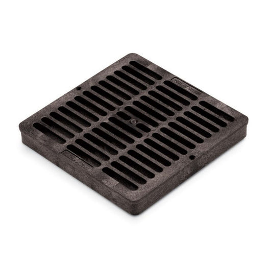 9 in. Square Flat Grate Black Rain Bird