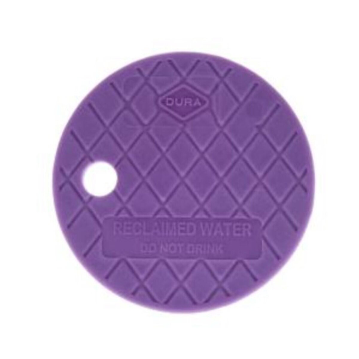 Dura Valve Box Purple 6 in. Round w/ Purple Lid