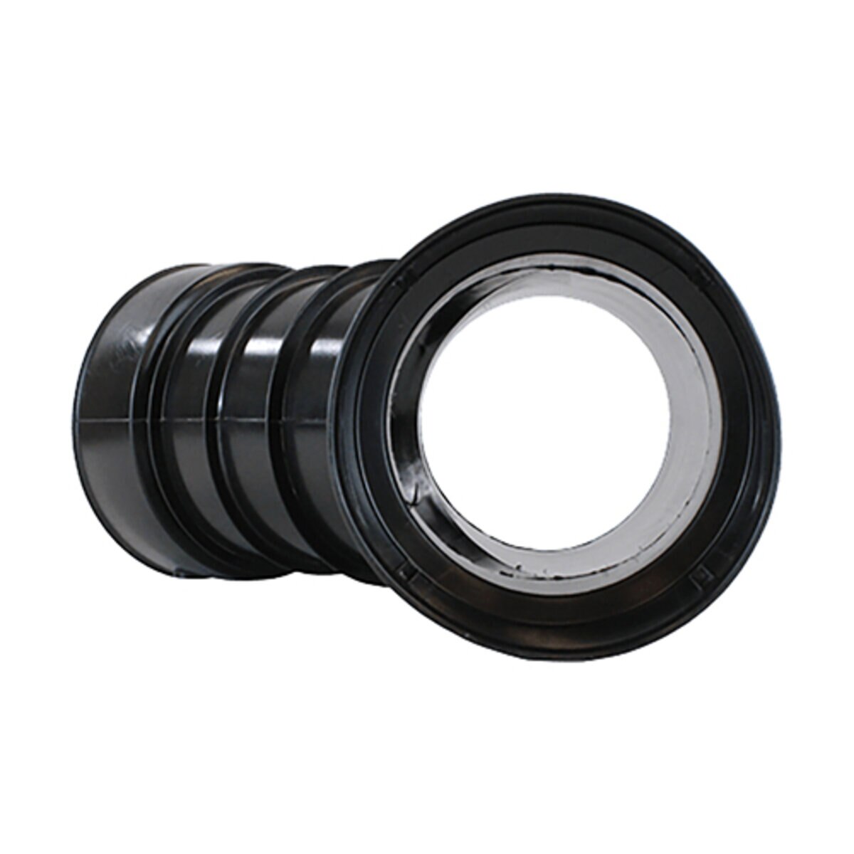 ADS HDPE Corrugated External Snap Wye Black 6 in.