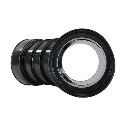 ADS HDPE Corrugated External Snap Wye Black 6 in.