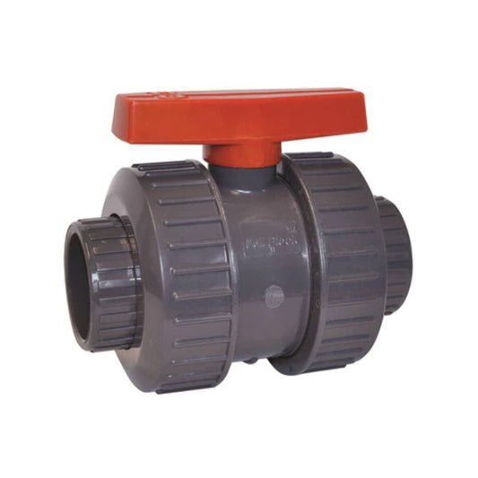 Lasco Colonial V17191N   Compact Ball Valve PVC EPDM O-Ring 1-1/2 in. Slip