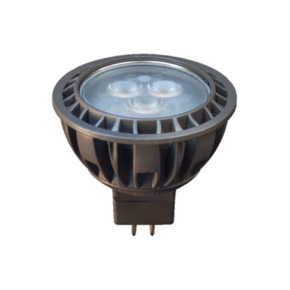 Brilliance LED MR16 5W Amber Dimmable LED Lamp with 30-Degree Beam Angle, 450 Lumens, Bi-Pin Base, 8-24VAC, 50,000 Hour Life