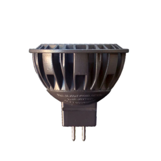 MR16-5-AMBER-30  Brilliance LED MR16 5W Amber Dimmable LED Lamp with 30-Degree Beam Angle, 450 Lumens, Bi-Pin Base, 8-24VAC, 50,000 Hour Life