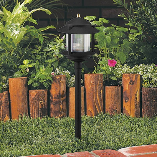 Vista PR-6219 Path Light Aluminum Black Finish No Lamp