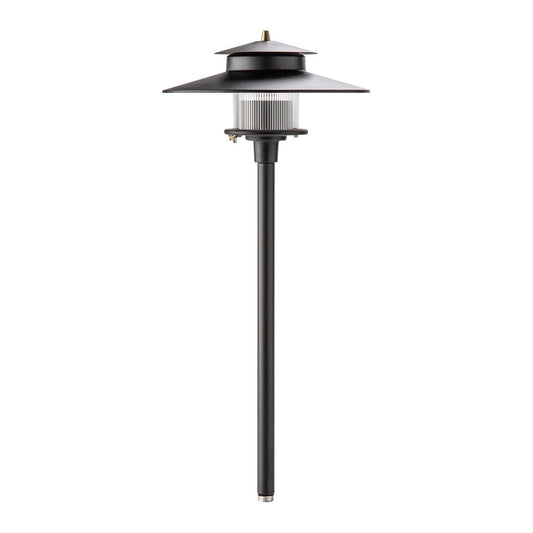 Vista  PR-9207 -B-NL Path Light Aluminum Black Finish No Lamp