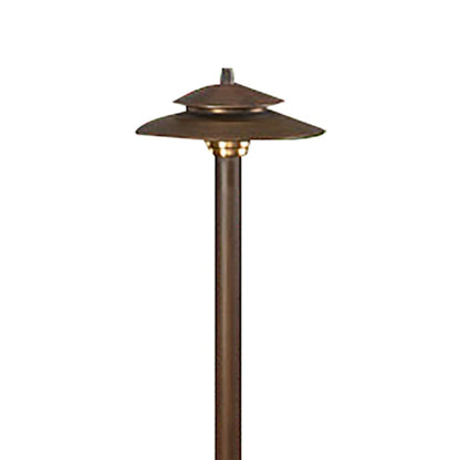 Vista PR-2125-BSO-NL  Path Light Olde Brass No Lamp 6 in. Top