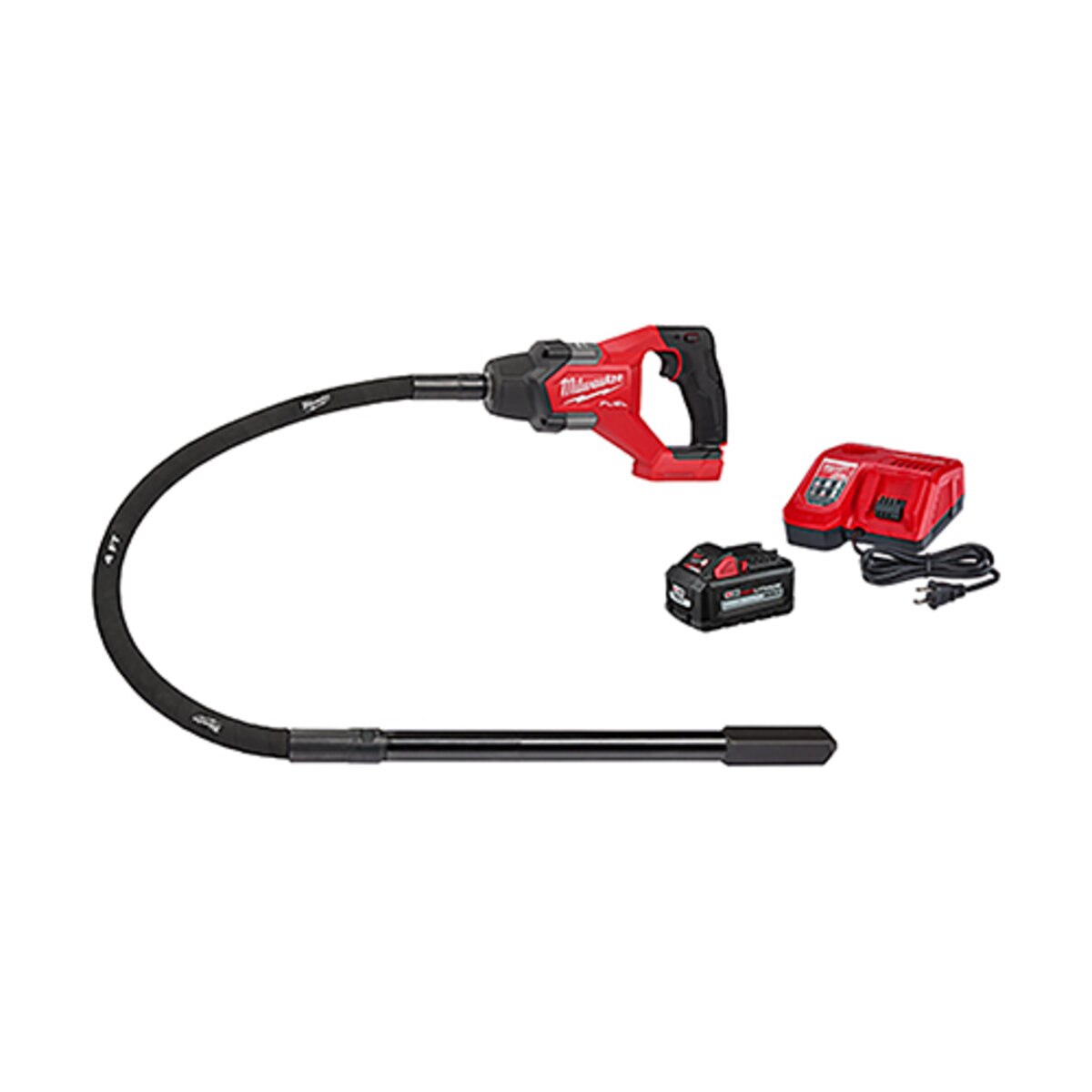 Milwaukee M18 FUEL 4 ft. Concrete Pencil Vibrator Kit