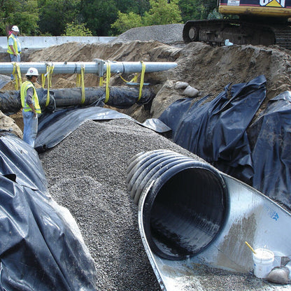ADS N-12 Solid Pipe w/Integral Belled End 24 in. x 20 ft.