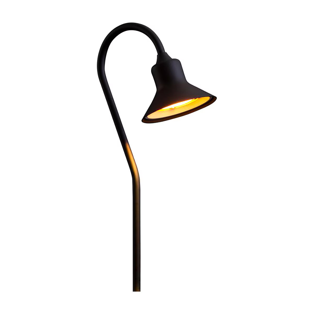 FX-TDZD3LEDFB- TD Path Light Luxor Flat Black 3LED
