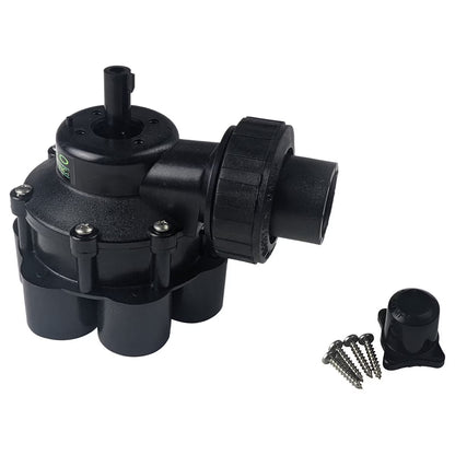 Fimco  4006-LESS-CAM  6-Zone Irrigation Valve Plastic 1-1/2 in.