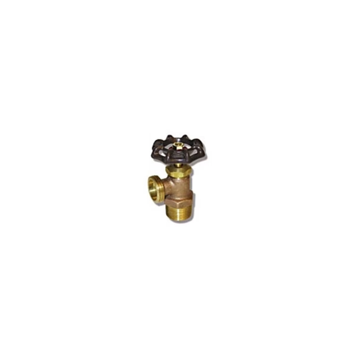 Matco Boiler Drain Brass 1/2 in. Male Copper Sweat x MHT